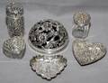 JENKINS  JENKINS STERLING JARS  PIN CUSHION