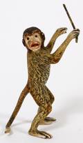 AUSTRIAN BRONZE DANCING MONKEY BAND LEADER