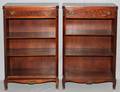 COLONIAL MFG CO MAHOGANY BOOKCASES 20TH C PR