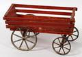 RED TOY WAGON C1900 H 5 12 L 10