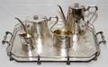 HARRISON BROSHOWSON SILVERPLATE TEACOFFEE SET