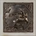 SILVER PLAQUE APOLLO OFFERING LIBATION TO GODS