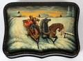 RUSSIAN LACQUER BOX BY PETROV FEDOSKINO
