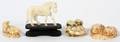 JAPANESE CARVED IVORY NETSUKE FOUR