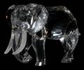 SWAROVSKI CRYSTAL FIGURINE EXOTIC ELEPHANT