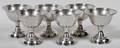 STERLING SHERBET DISHES SIX H 31 12
