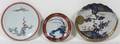 ASIAN PORCELAIN DISHES 3 PCS DIA 4  6