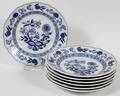 HUTSCHENREUTHER BLUE ONION PORCELAIN PLATES