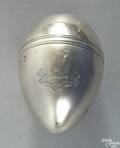 Birmingham silver eggform nutmeg grater ca 1803