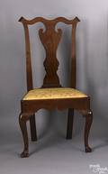Delaware Valley Queen Anne walnut dining chair ca 1750