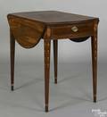 New York Hepplewhite mahogany pembroke table ca 1800