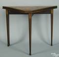 Continental mahogany game table early 19th c