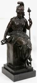 AFTER RUBIN BRONZE SCULPTURE MINERVA