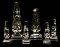 CRYSTAL OBELISKS 6 PIECES