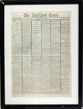 NEW YORK TIMES LINCOLNS ASSASSINATION