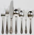 INTERNATIONAL STERLING SILVER FLATWARE 34 PCS