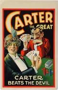 LITHOGRAPH POSTER CARTER BEATS THE DEVIL