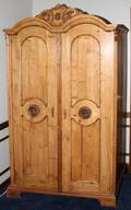 PINE PRIMITIVE ARMOIRE H 78 W 45