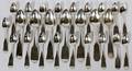 COIN SILVER SPOONS MOST BY FORBUSH 19TH C 26