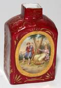 ROYAL VIENNA PORCELAIN SCENIC TEA CADDY