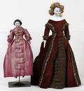 GERMAN CHINA DOLLS LATE 19TH C H 14  18