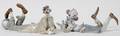 LLADRO CLOWN FIGURINES 2 PCS