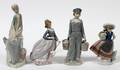 LLADRO PORCELAIN FIGURINES FOUR