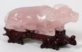 CHINESE ROSE QUARTZ BULL L 5 14