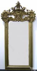 Carved giltwood mirror