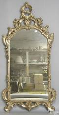 Carved giltwood mirror