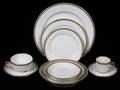 JEAN POUYAT LIMOGES PORCELAIN DINNER SET