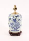 Chinese Celadon Ginger Jar Lamp