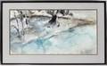 IRENE SIMON WATERCOLOR 11 X 22 WINTER
