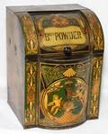 METAL BAKING POWDER BOX LATE 19TH C H 11