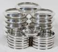 STERLING RIMMED COASTERS ELEVEN DIA 4