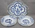 MEISSEN BLUE ONION PLATES ALSO TRAY 11