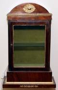 FRENCH EMPIRE VITRINE CLOCK CASE H 19