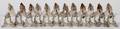 WISKEMANN SILVERPLATE KNIFE RESTS SET OF TWELVE