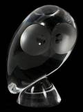 STEUBEN GLASS OWL H 5 W 4