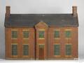 Painted pine dollhouse 19th c