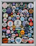 VINTAGE POLITICAL BUTTON AND PIN COLLECTION