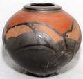 CHRISTINE LEPAGE SMOKED  BURNISHED VESSEL