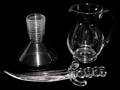TIFFANY CRYSTAL PITCHER SIGNED CARAFE  DAGGER