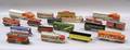 Assorted Marx engines and freight cars