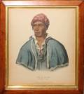 QUATAWAPEA A SHAWANOE CHIEF LITHOGRAPH