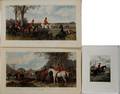 J HARRIS COLOR ENGRAVINGS FOX HUNT PRINTS