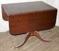 DUNCAN PHYFE STYLE MAHOGANY DROPLEAF TABLE