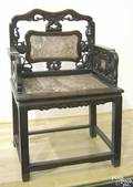 Chinese mahogany armchair