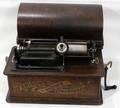 CYLINDER EDISON HOME PHONOGRAPH IN OAK CASE