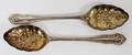ANTIQUE SILVERPLATE BERRY SPOONS TWO L 9